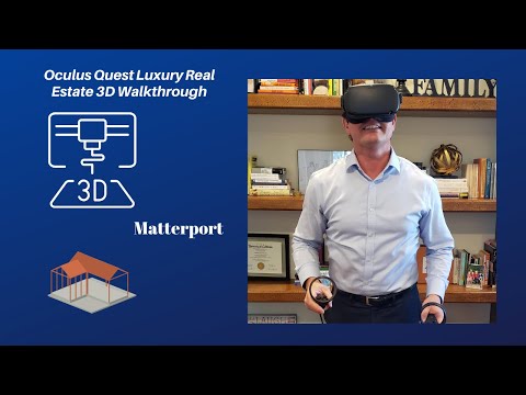 Oculus Quest Luxury Real Estate 3D Walkthrough - VR Headset
