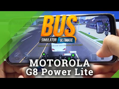 Test Game Bus Simulator: Ultimate  on MOTOROLA Moto G8 Power Lite | Mediatek Helio P35 | 4GB RAM