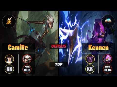 Flame CAMILLE (Top) [Fleet Footwork] VS KENNEN - Master KR Patch 10.15