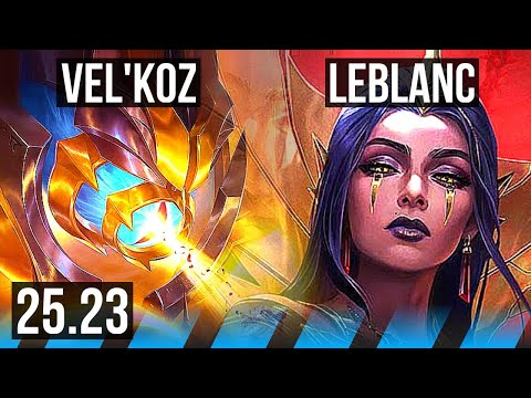 VEL'KOZ vs LEBLANC (MID) | EUW Master | 25.23