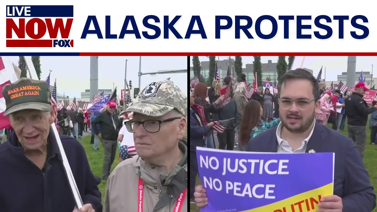 Trump-Putin Summit: Rallies for President Trump and Ukraine in Alaska