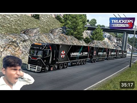 Insane 5 Trailer Road Train For Umbrella Corporation New Mod - Truckers oF Europe 3