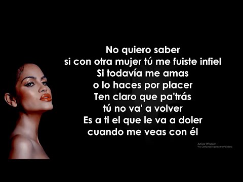 Natti Natasha - No Quiero Saber (Letra/Lyrics)
