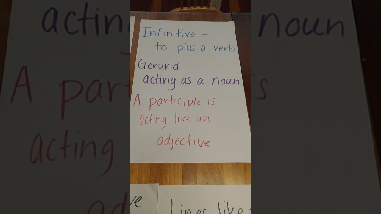 CC Essentials Week 21- Verbals