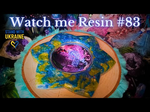 Ukraine Star Mirror | Watch me Resin #83
