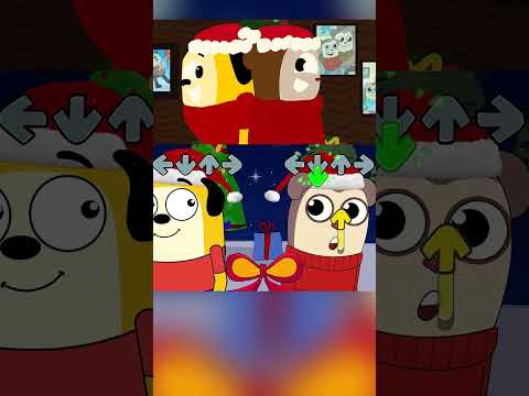 FNF: JINGLEOFF (2 Phases) // Bingo & Max // Christmas Song #shortvideo #shorts #short