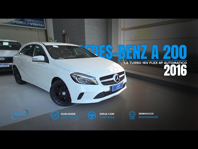 Vídeo MERCEDES-BENZ A 200 1.6 TURBO 16V FLEX 4P AUTOMATICO