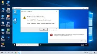 How to Fix All Error of Windows Sandbox Not Opening in Windows 10