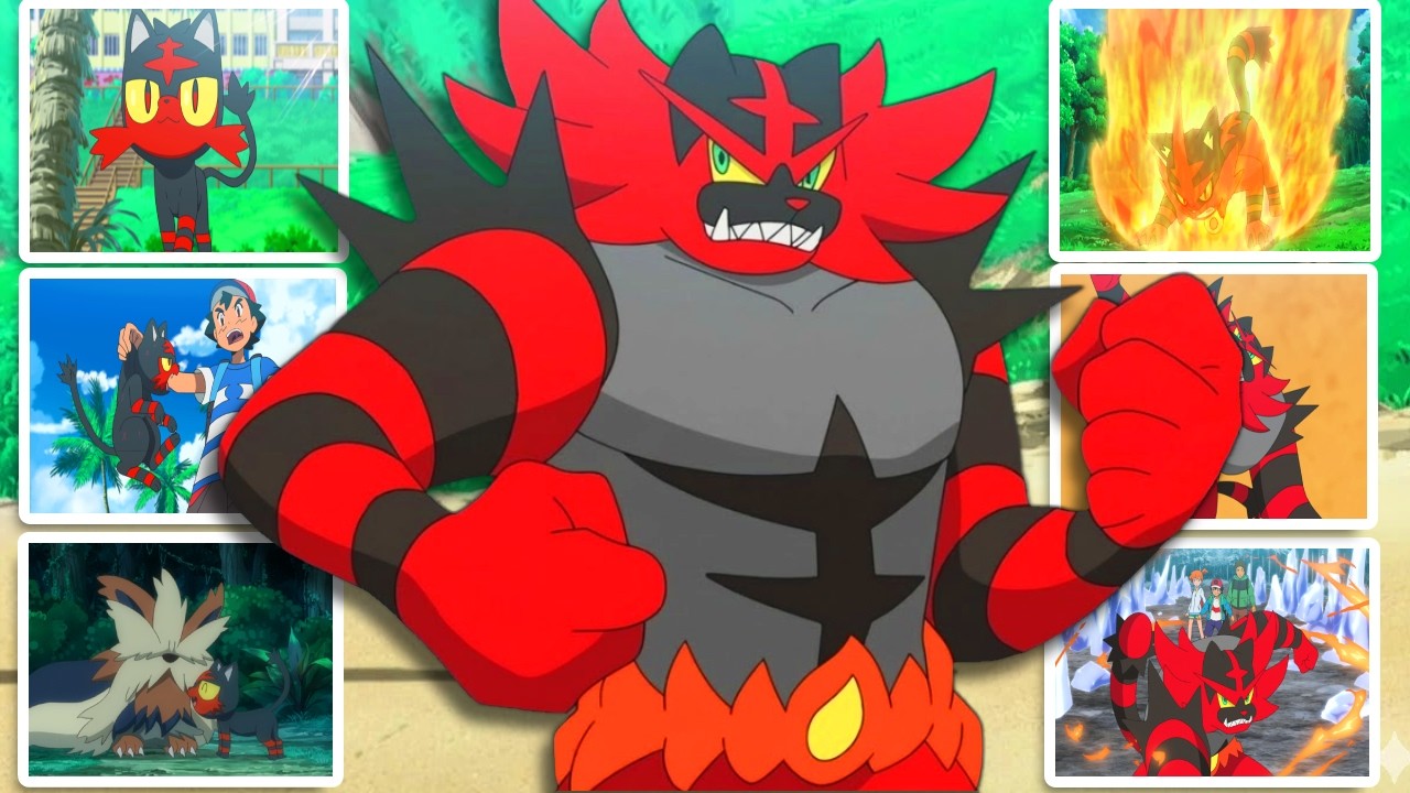 Ash Ketchum's Incineroar COMPLETE History in Pokémon