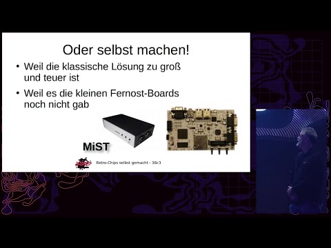Video Thumbnail: 38C3 - Retro-Chips selbst gemacht: Historische Hardware in FPGAs nachbilden