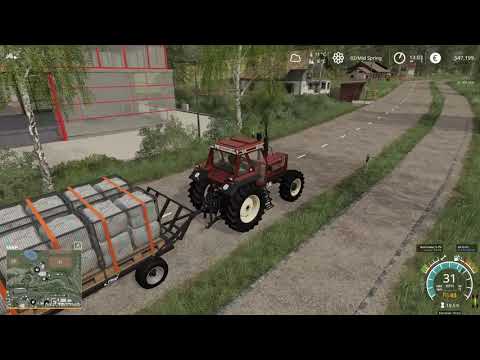 Farming Simulator 19 | Different works on farm | Sell silage and wool pallets.