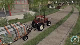 Farming Simulator 19 | Different works on farm | Sell silage and wool pallets.