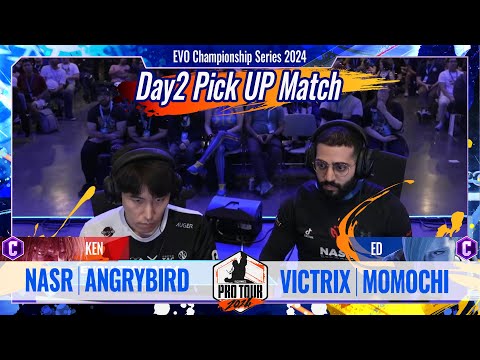 【EVO Championship Series 2024】「Day2 Pick Up Match」NASR｜ANGRYBIRD (ケン/C) vs VICTRIX｜MOMOCHI (エド/C)