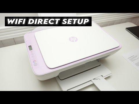 How to Setup Wi-Fi Direct on the HP DeskJet 2842e & 2855e Printer