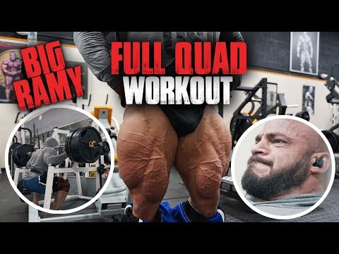 BIG RAMY FULL QUAD WORKOUT | INTENSE TRAINING IN MIAMI 2019