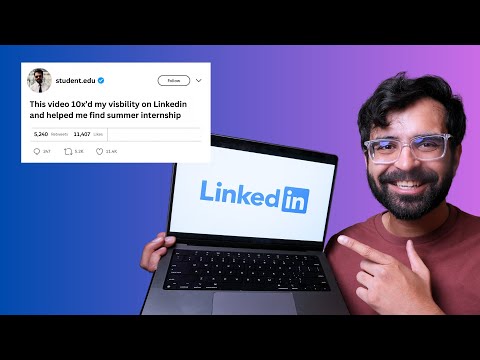 LinkedIn Hacks which helped 12,000 + Students get Jobs - YouTube