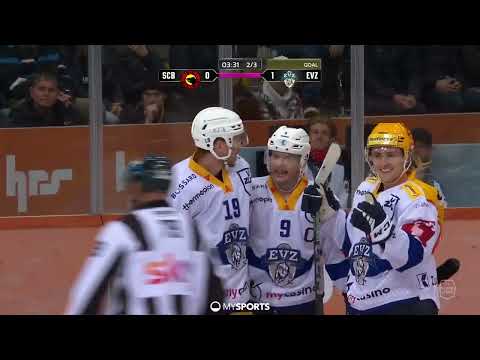 Game Highlights: SC Bern vs EVZ 1:2