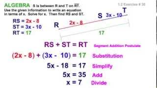 1.2  Segment Addition - geometry