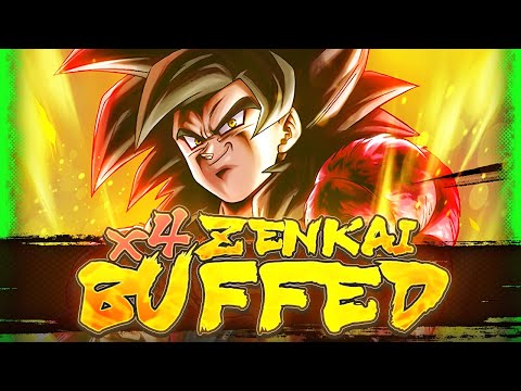 4x ZENKAI BUFFED UL FPSSJ4 GOKU JUST RIPS EVERYTHING TO SHREDS!  Dragon Ball Legends