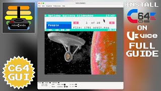 Can you install C64 OS on VICE and forgo a real Commodore 64?