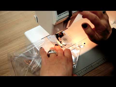 Ecken für Taschenboden abnähen — Nähvideo