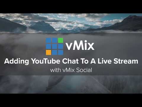 Using YouTube Chat In Your Live Streams With vMix Social