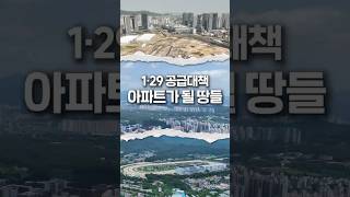 1·29 공급대책 아파트가 될 땅들