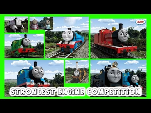 Thomas and Friends TrackMaster Strongest Train Competition Train Wrecks Video