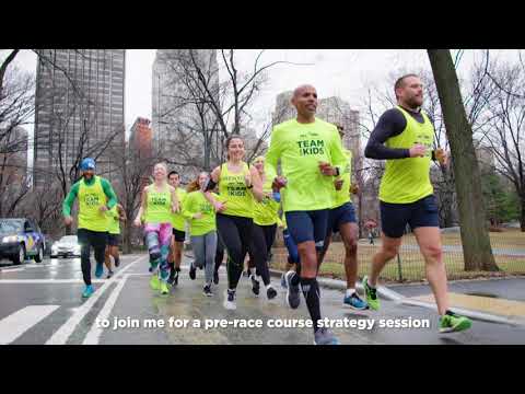 NYRR Team for Kids Ambassador Meb Keflezighi on $5000 fundraising target