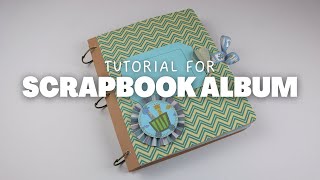 Scrapbook Album for Kids - Tutorial