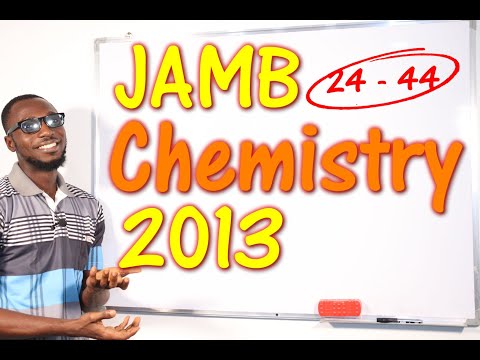 JAMB CBT Chemistry 2013 Past Questions 24 - 44