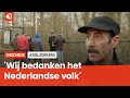 In gesprek met asielzoekers bij noodopvang Enschede