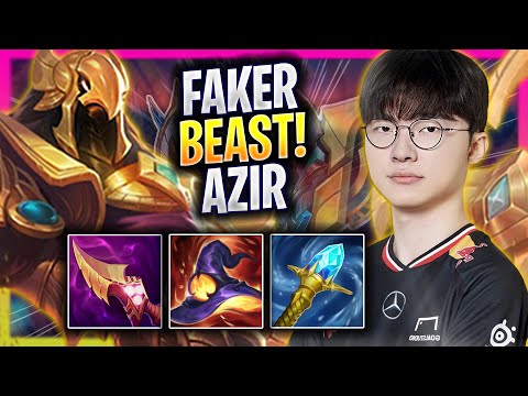 FAKER IS A BEAST WITH AZIR! - T1 Faker Plays Azir MID vs Sylas! | Season 2025