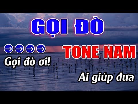 Gọi Đò Karaoke Tone Nam Karaoke Lâm Beat - Beat Mới