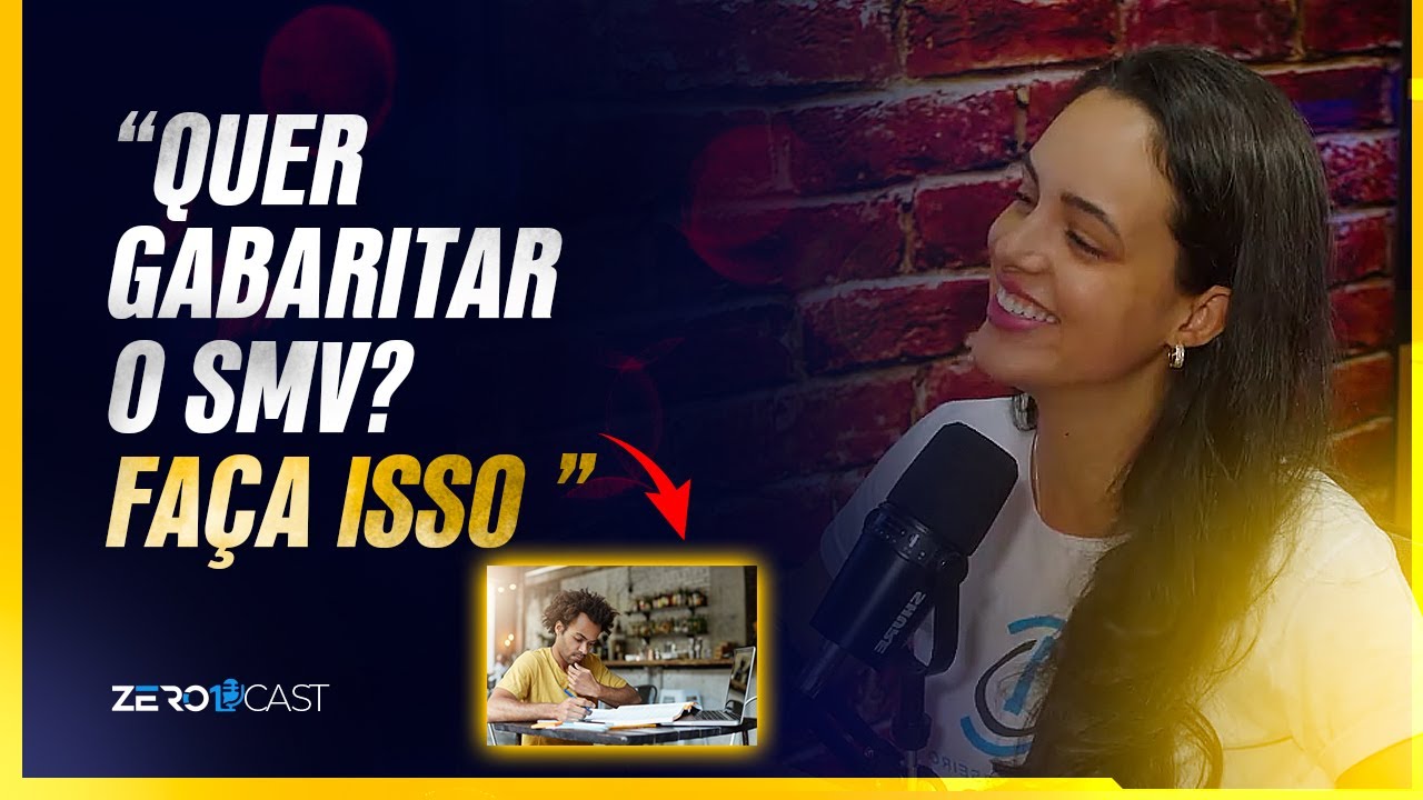 Aprovada com Maior nota da história do SMV conta a sua estratégia de estudos