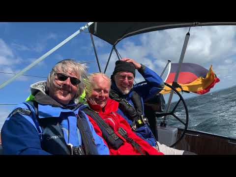 Söby - Schleimünde in 2,5 h bei 7 Bft auf Comfortina 46