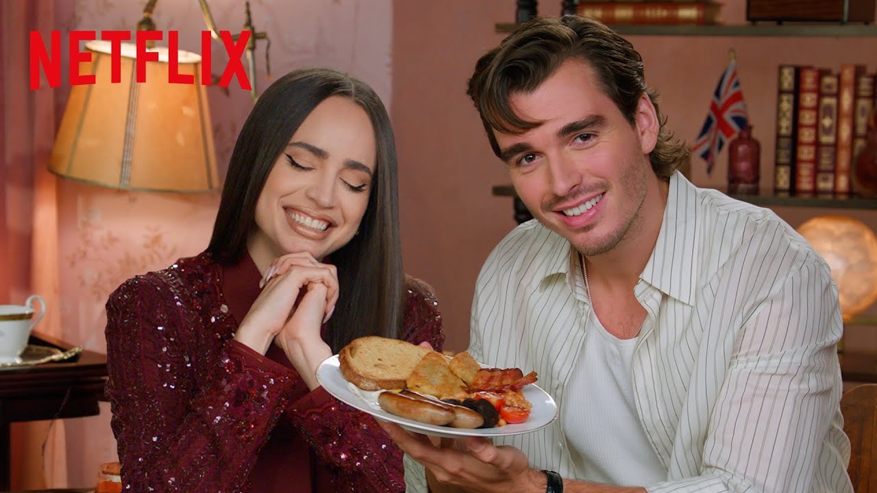 Corey Mylchreest Teaches Sofia Carson How To Be British