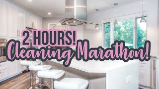 HOME MAKING MARATHON |  CLEAN WITH ME MARATHON : OVER 2 HOURS OF INSANE CLEANING MOTIVATION