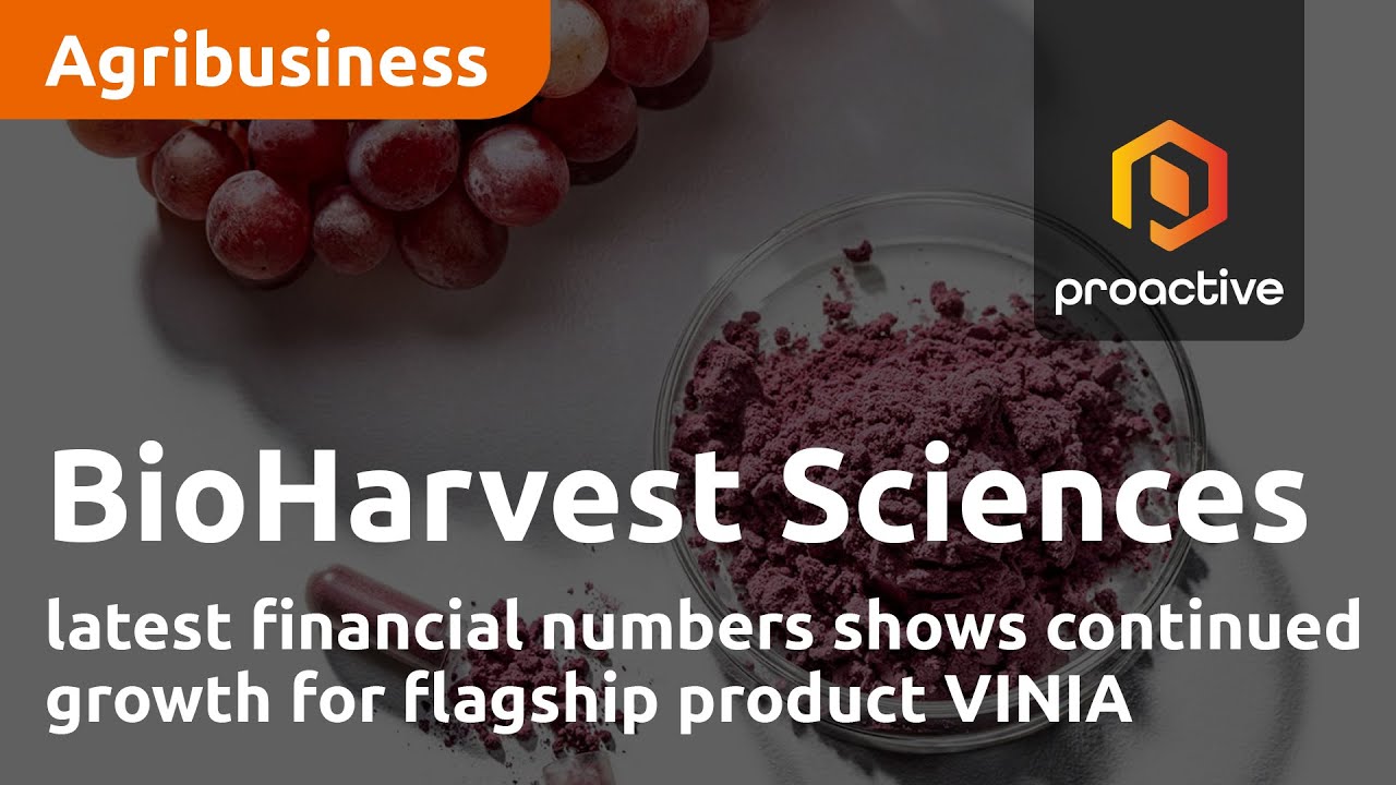 BioHarvest Sciences latest financial numbers shows continued growth for flagship product Vinia