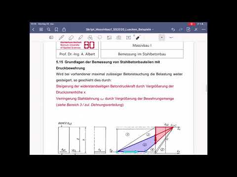 Structural Engineering 1, Lecture 9, Bending Design with Compression Reinforcement