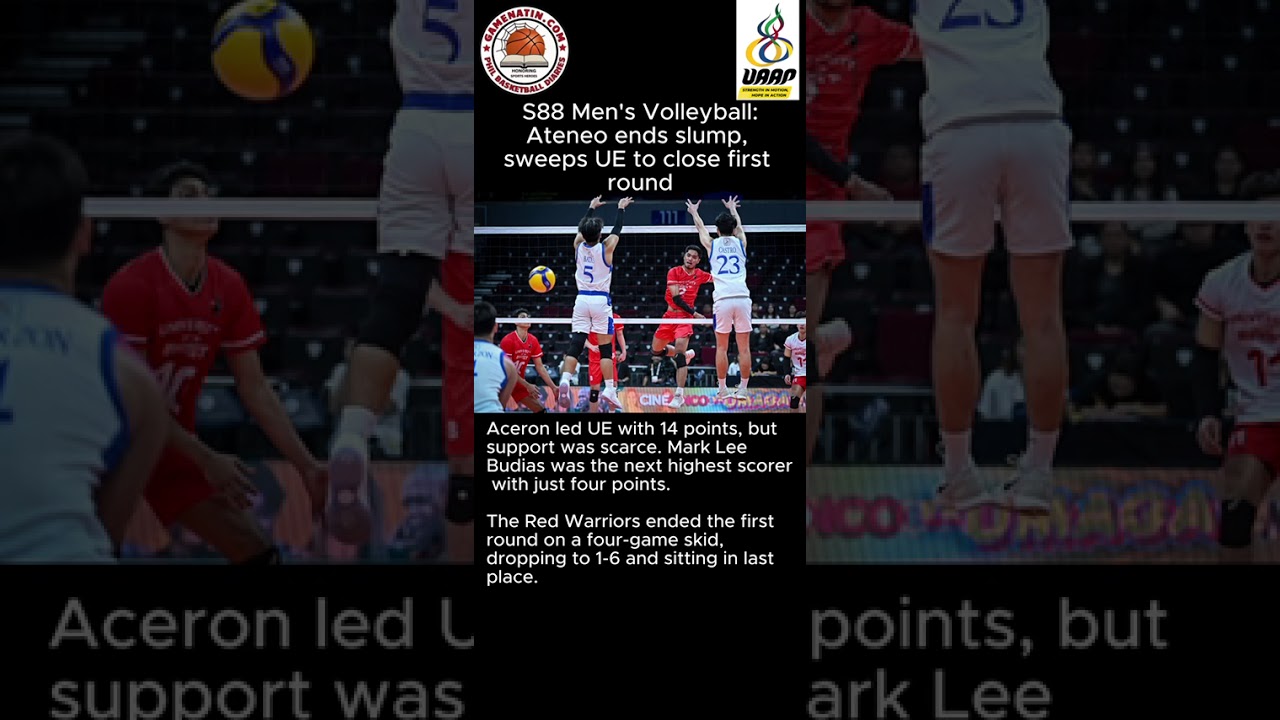 UAAP Men's Volleyball: Ateneo sweeps UE
