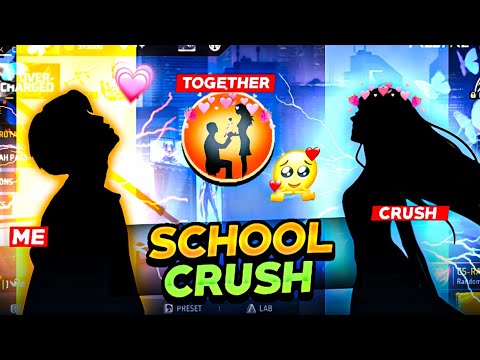 SCHOOL CRUSH STORY TIME 🤭🩷 LOVE STORY PATA - 1 - Garena Free Fire