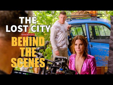 The Lost City Movie Behind The Scenes (Sandra Bullock, Channing Tatum)