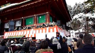 preview picture of video 'Setsubun at Rinnoji in Nikko 輪王寺 日光 節分会'