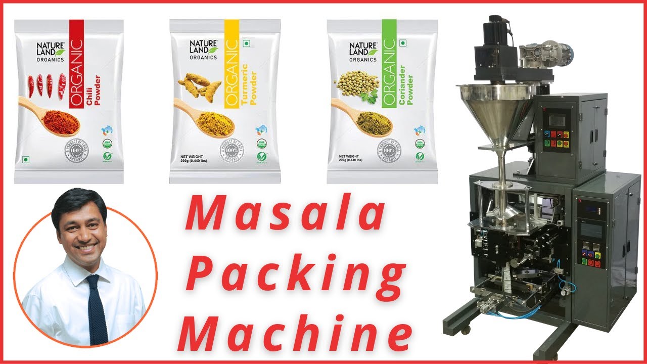 Masala Packing Machine | Spices Packing Machine  | Auger Filler Full Automatic Machine