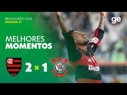 Gols e melhores lances de Flamengo x Corinthians