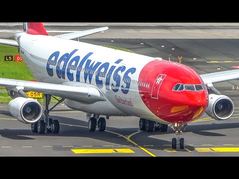 60 MINUTES PURE AVIATION - RED BOEING 747 DEPARTURE - B747 ONLY (4K)