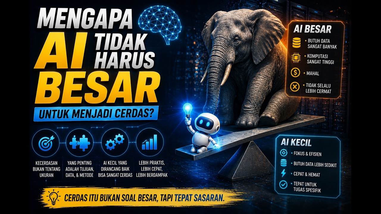 Mengapa AI Tidak Harus Besar untuk Menjadi Cerdas?