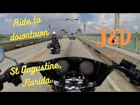 Ride to downtown St. Augustine, Florida
