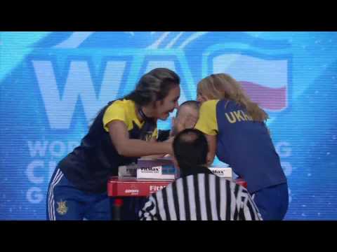 Junior 50kg ladies left hand final   Worlds 2013
